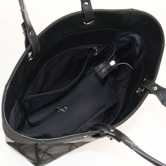 Chanel Paris Biarritz Tote Bag Black Shoulder Bag - Picture 3 of 8